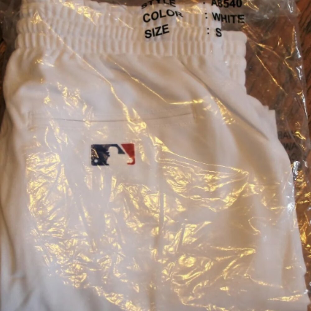 2/$10 Majestic Baseball Pants Knickers Elastic Waist Adult Small NOS
